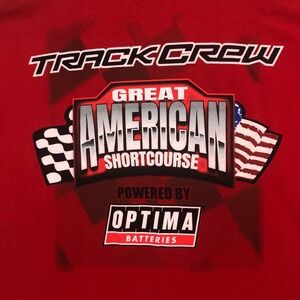 Track Crew Great American Shortcourse Optima‎ Series Jerzees Graphic T-Shirt XL